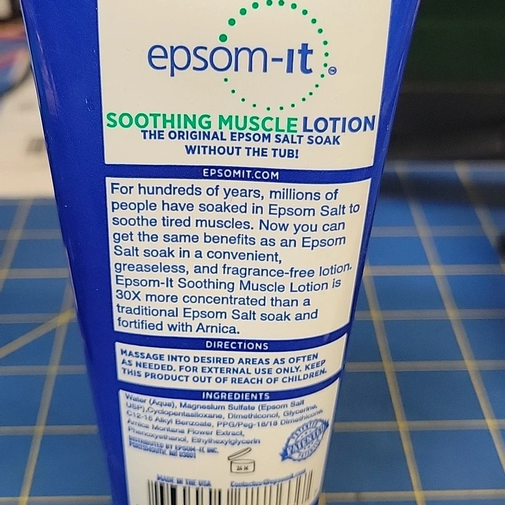 Epson It Soothing Muscle Moisturizer 104ml New Sealed Tube